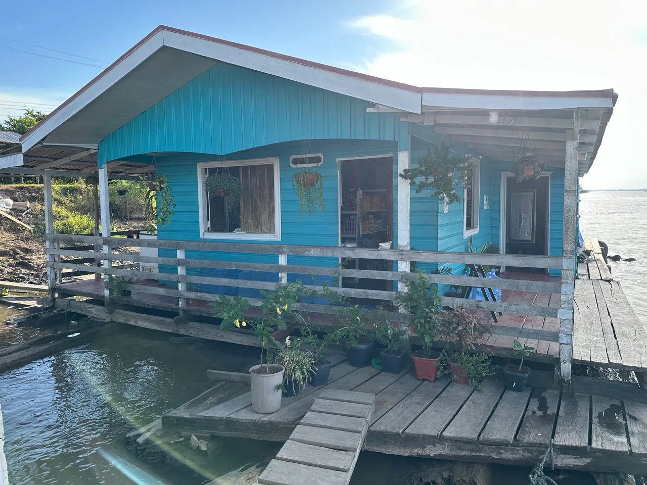 Casa flutuante 