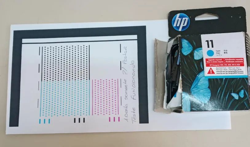 Cabeça de impressão HP 11 ciano cod: C4811a - Foto 3