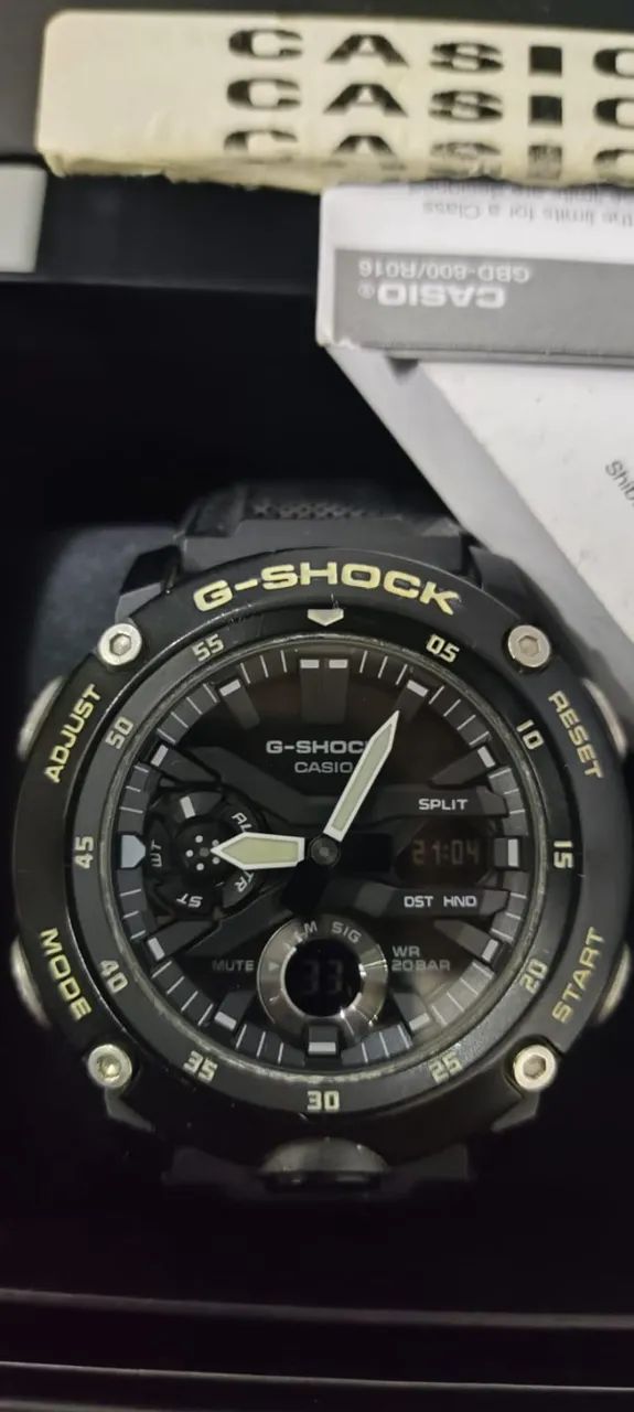 Casio G-Shock Carbon Core Guard modelo GA-2000S-1ADR - Foto 3