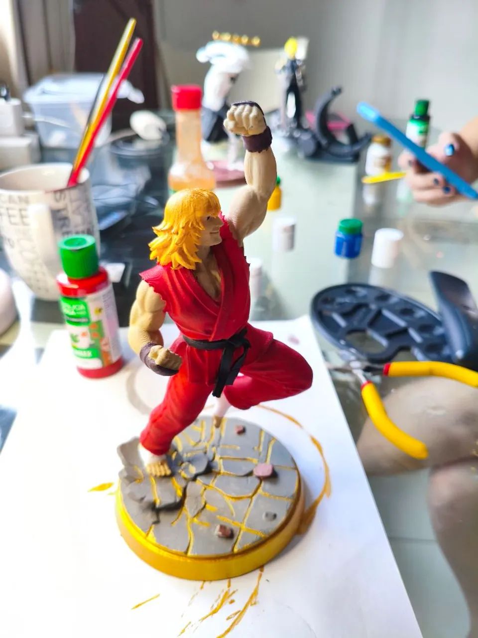Boneco Ken street fighter 