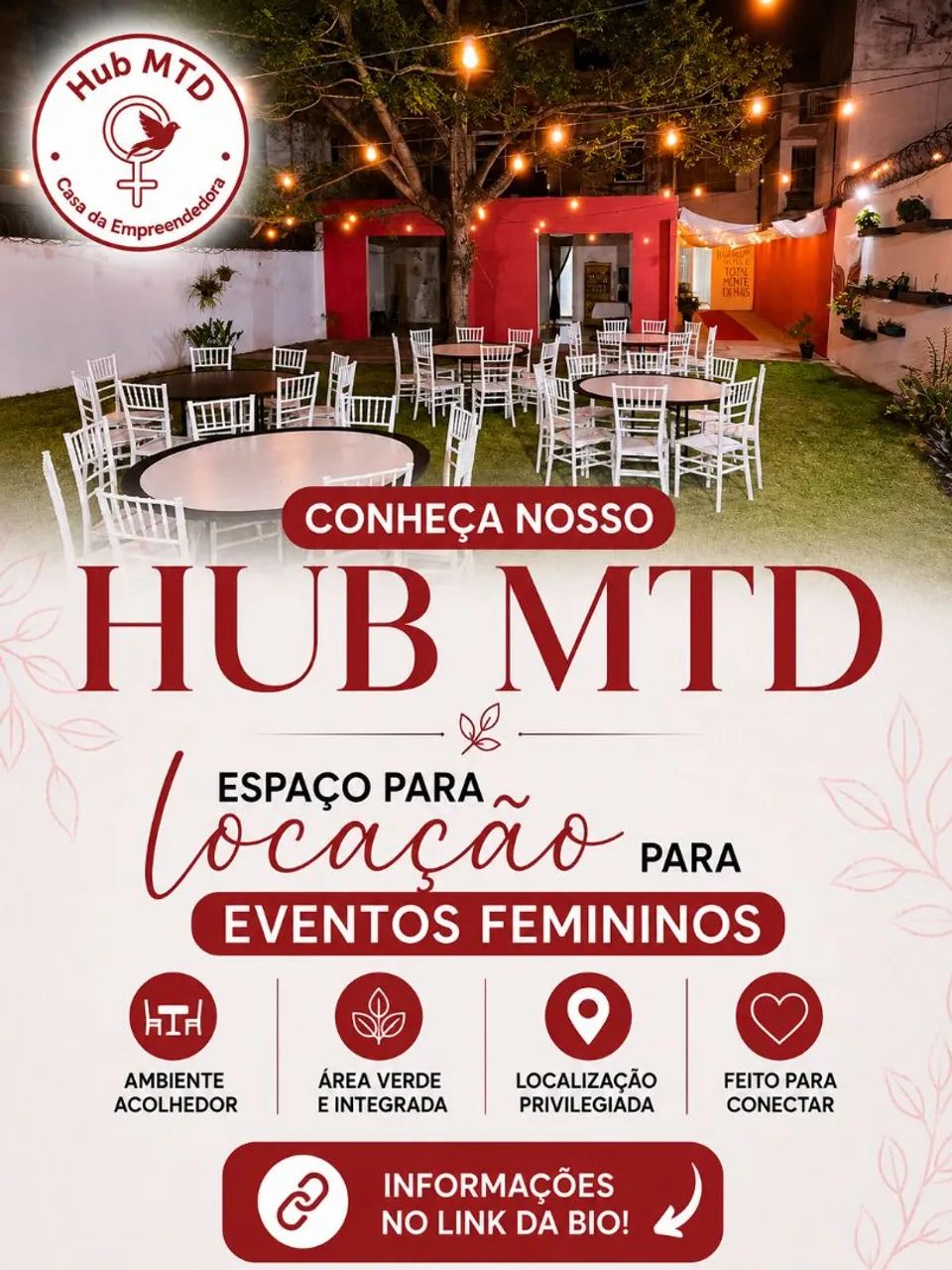Locação para eventos femininos 