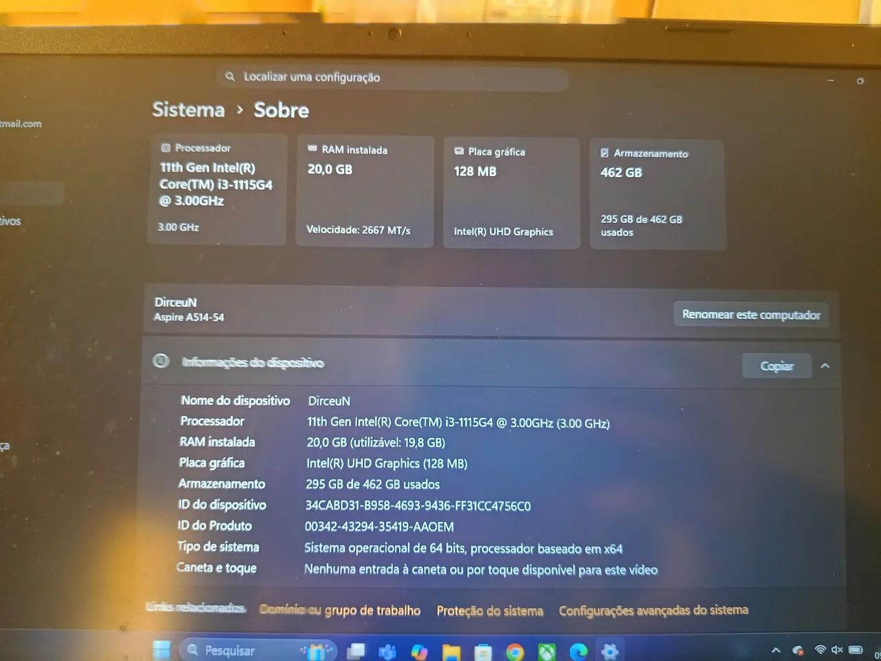 Notebook Aspire 5 A514-54 - Foto 2