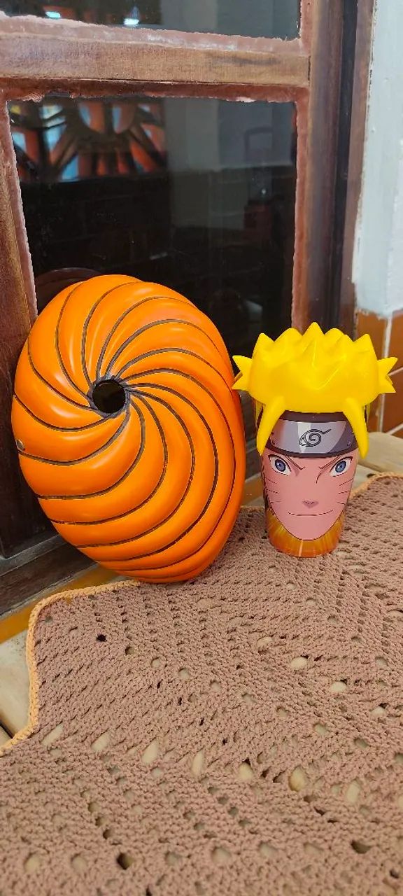 Copo Temático Naruto e Máscara Tobi/Obito