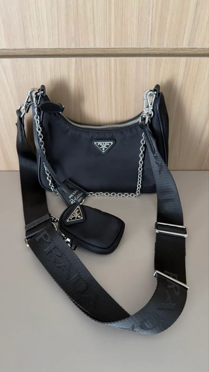 Bolsa Prada preta  - Foto 4