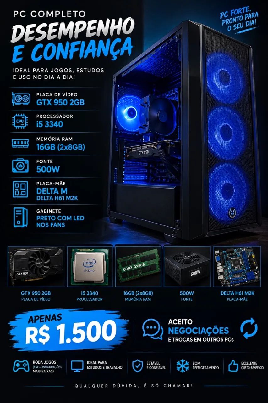 PC Gamer pronto pra uso
