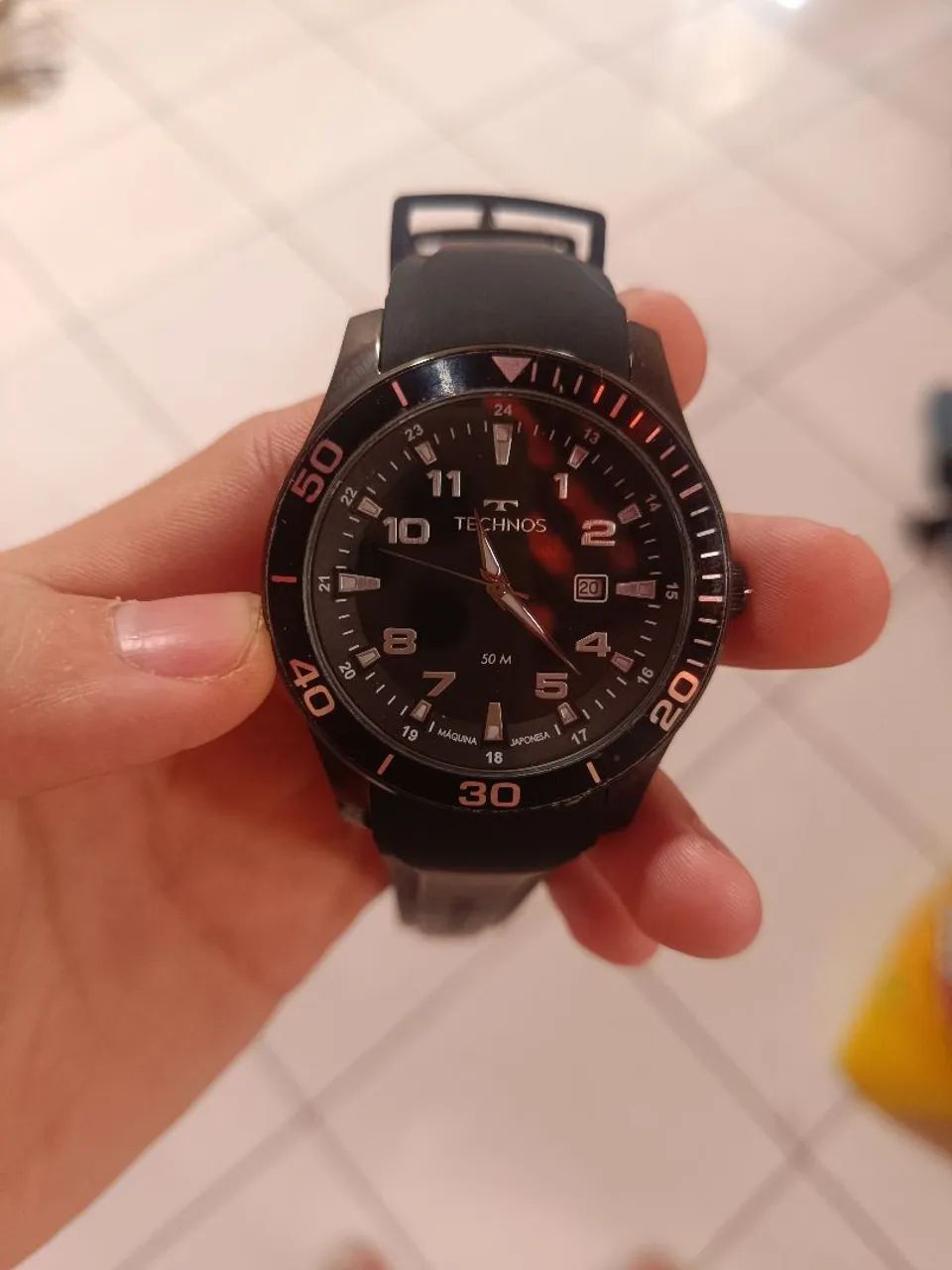 Relógio technos racer preto 
