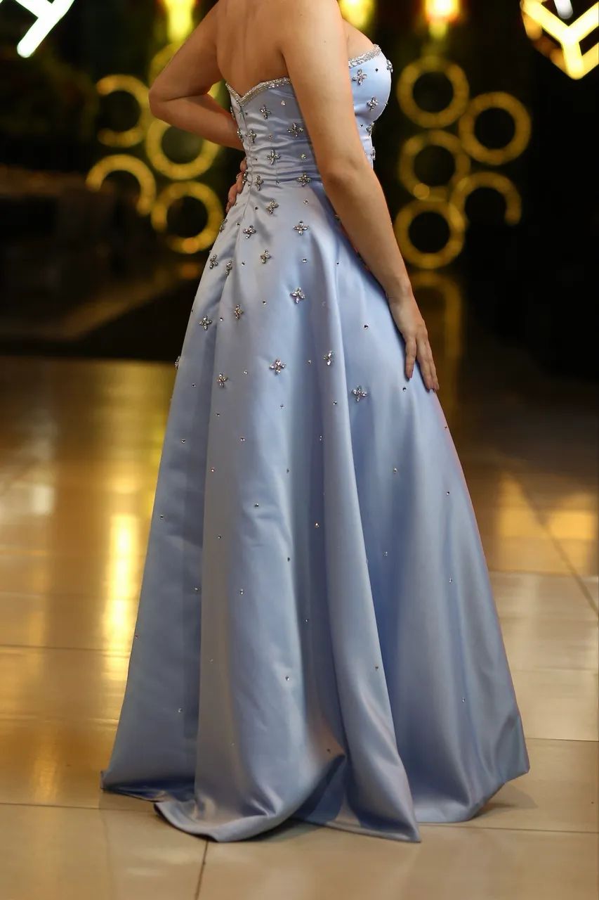 Vestido de festa azul - Foto 2