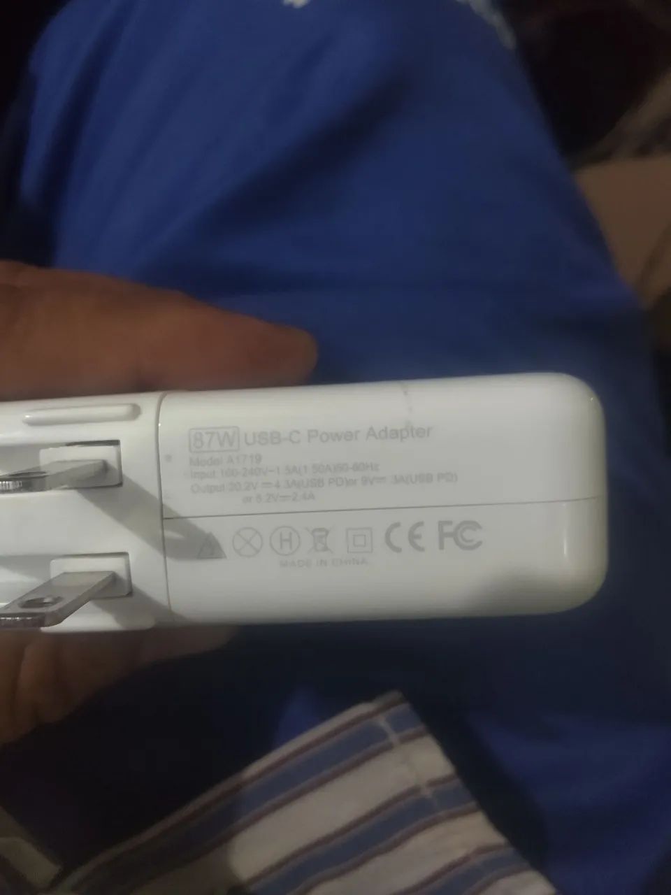 Carregador turbo Apple tipo c original