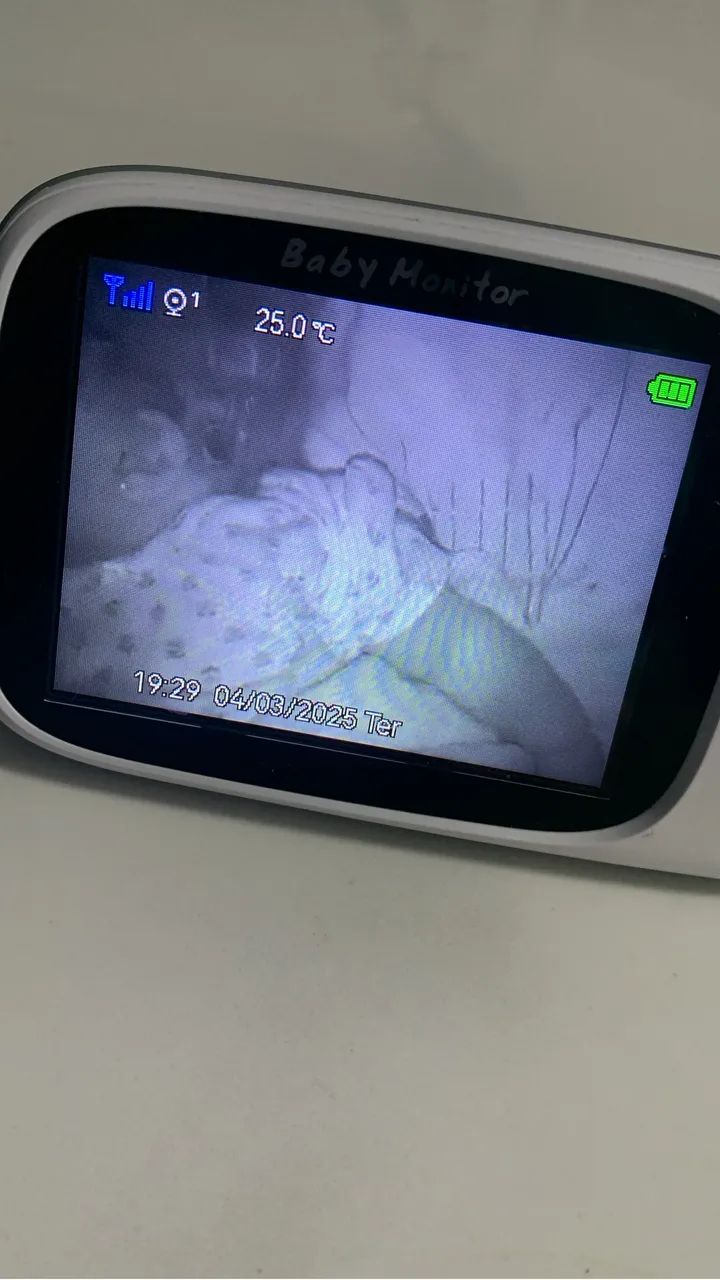 baba eletronica visão noturna vb603 video voz camera sem fio - Foto 2