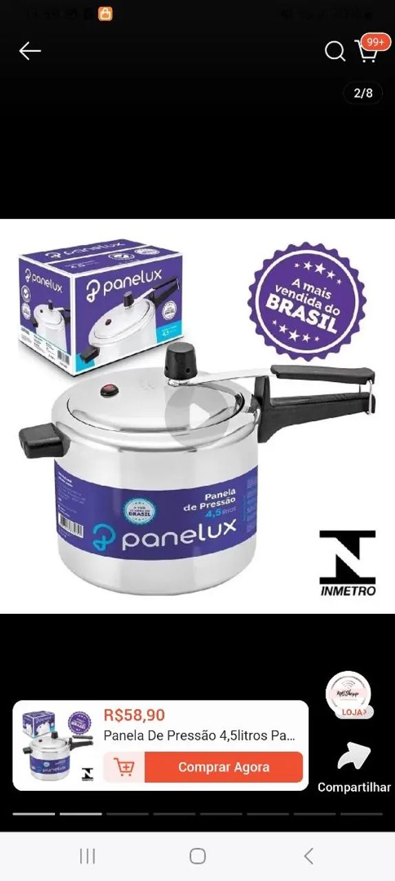 Panela de pressão 