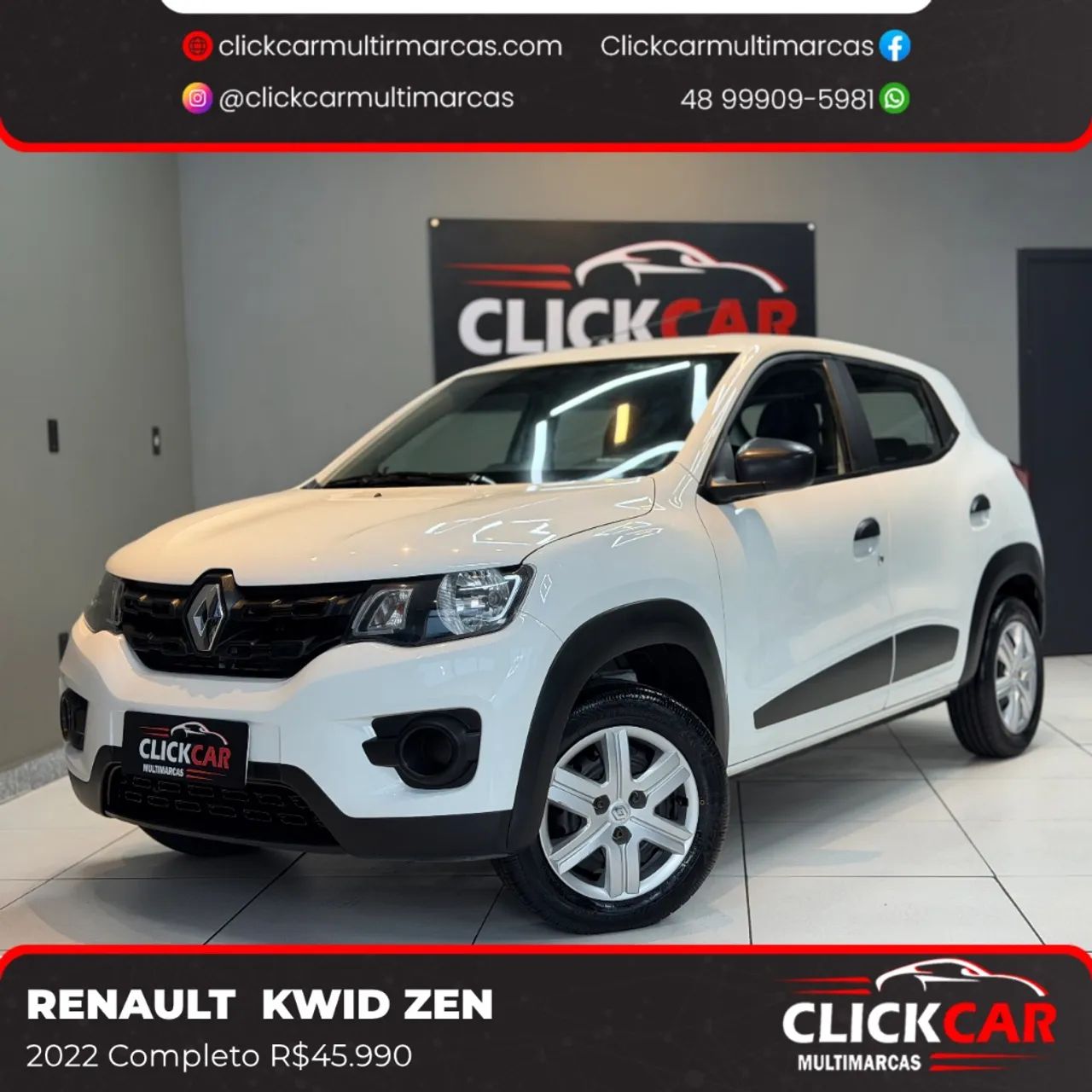 Renault Kwid 1.0 Intense 2022 - Foto 5