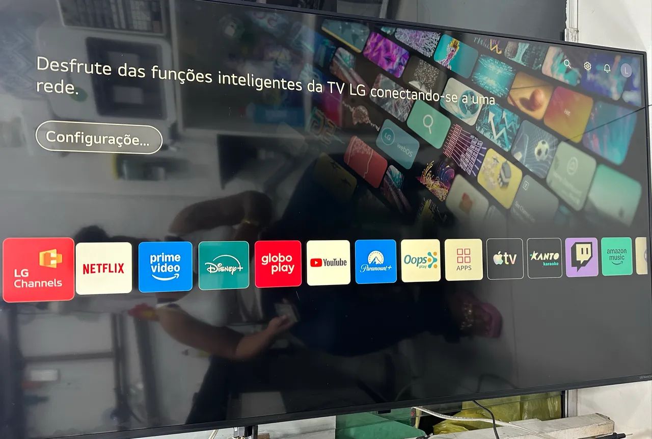 Tv LG smart 50 polegadas semi nova  - Foto 4