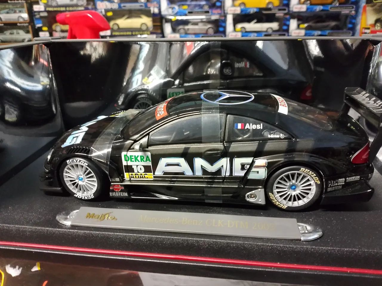 MINIATURA MERCEDES BENZ CLK DTM 2003 MAISTO 1/18 - Hobbies e