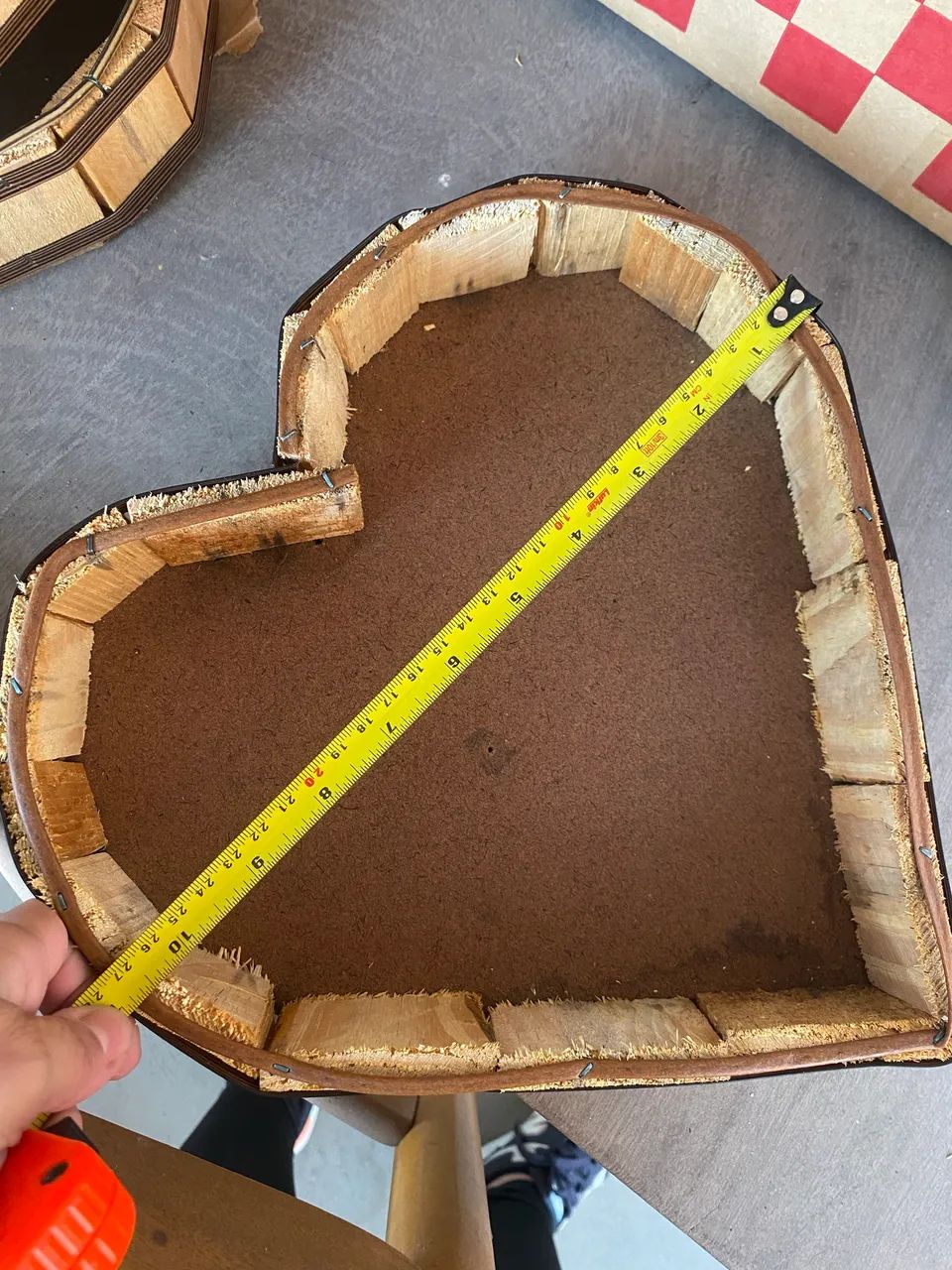 Cesta de coração  - Foto 4