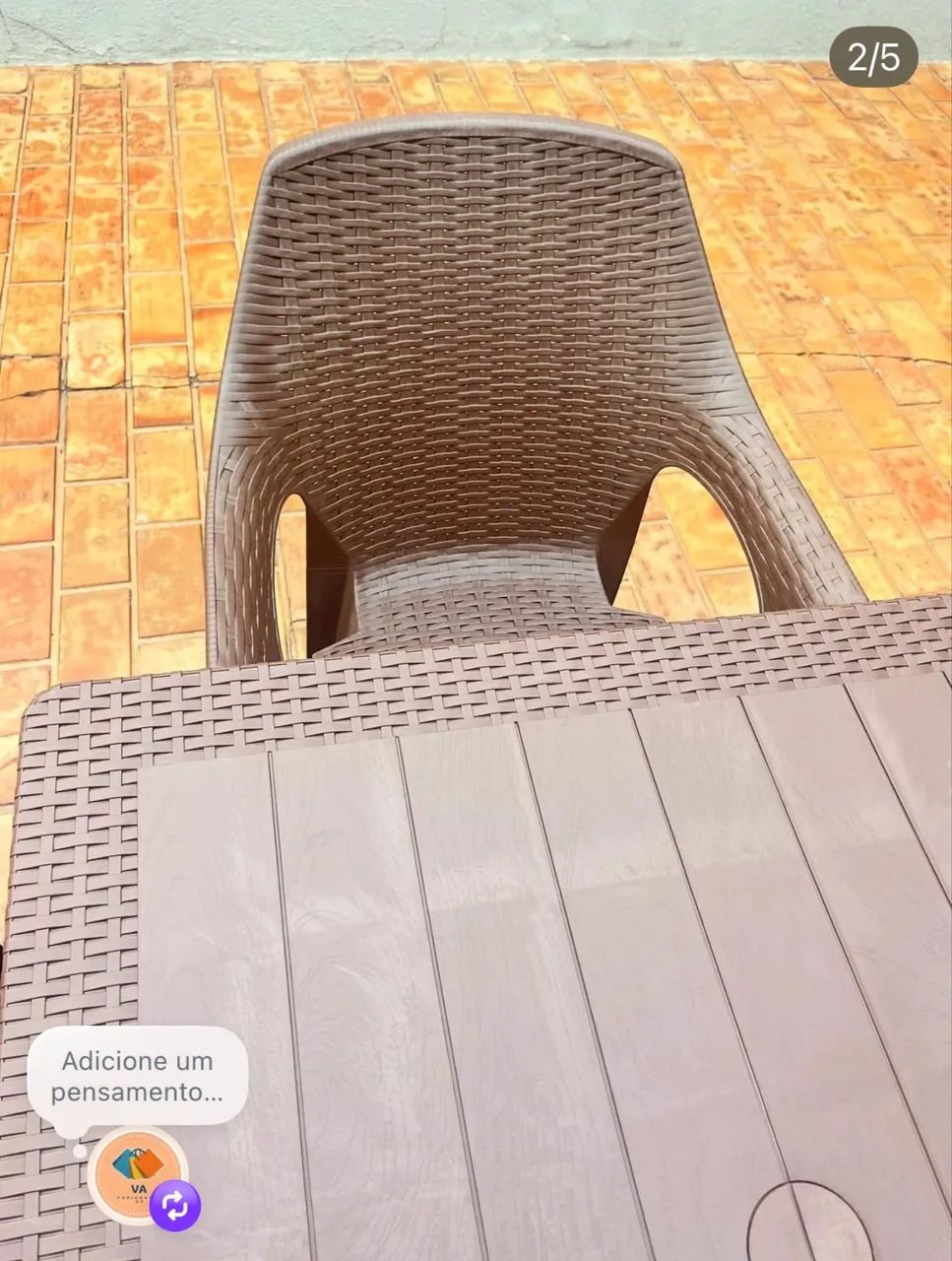 Cadeira Rattan - Foto 4