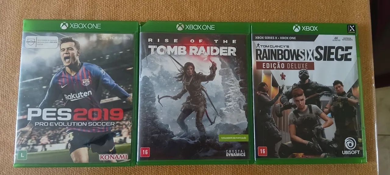 3 JOGOS DE XBOX ONE