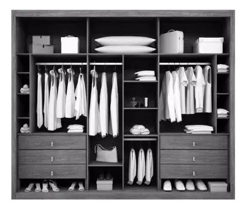 Guarda Roupa Ravena Top Rufato MDF - Foto 3
