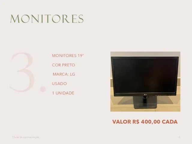 Monitor 19" LG PRETO