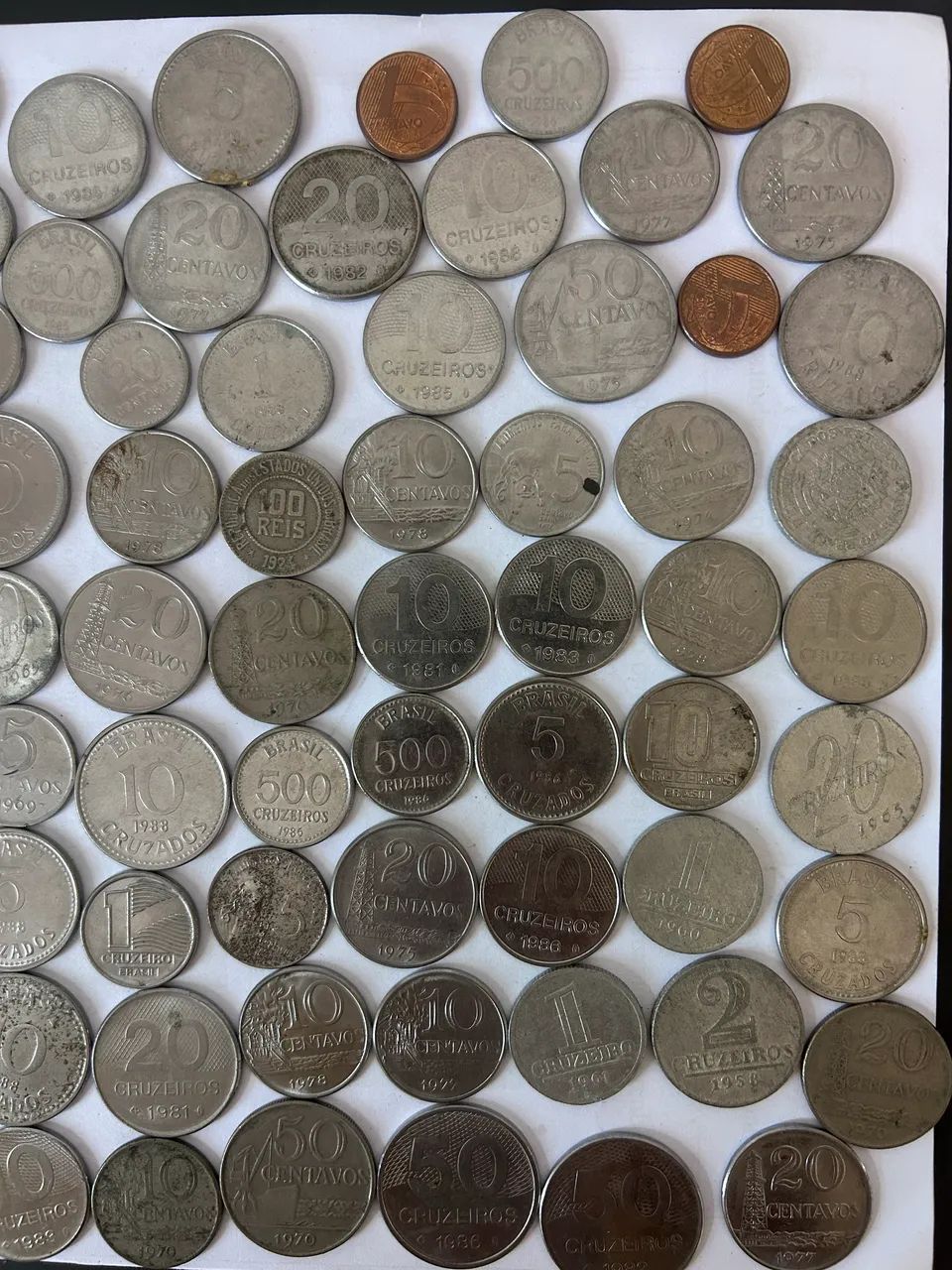 Lote moedas antigas