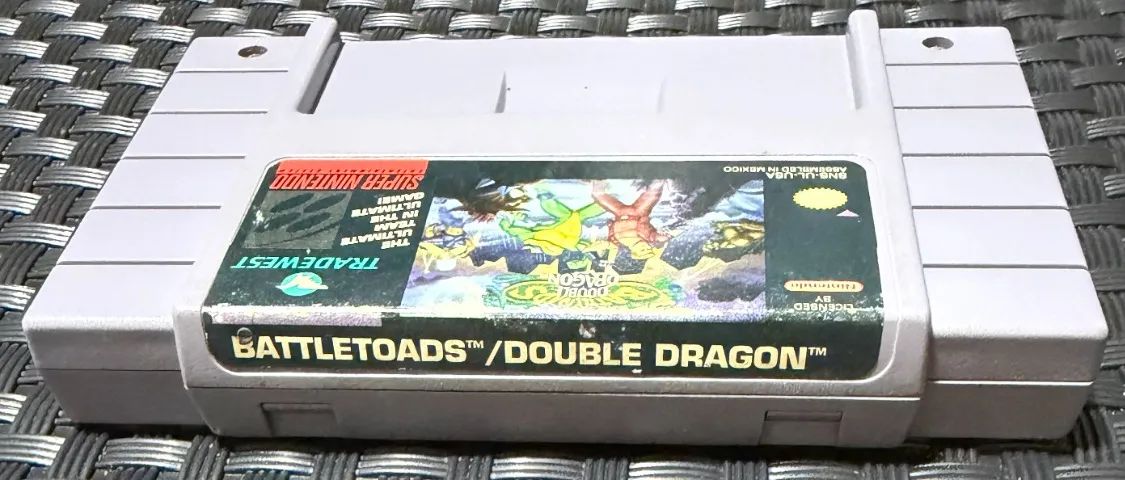 BATTLETOADS & DOUBLE DRAGON SNES ORIGINAL * PCB ORIGINAL NINTENDO * LABEL ORIGINAL * TRADW - Foto 5