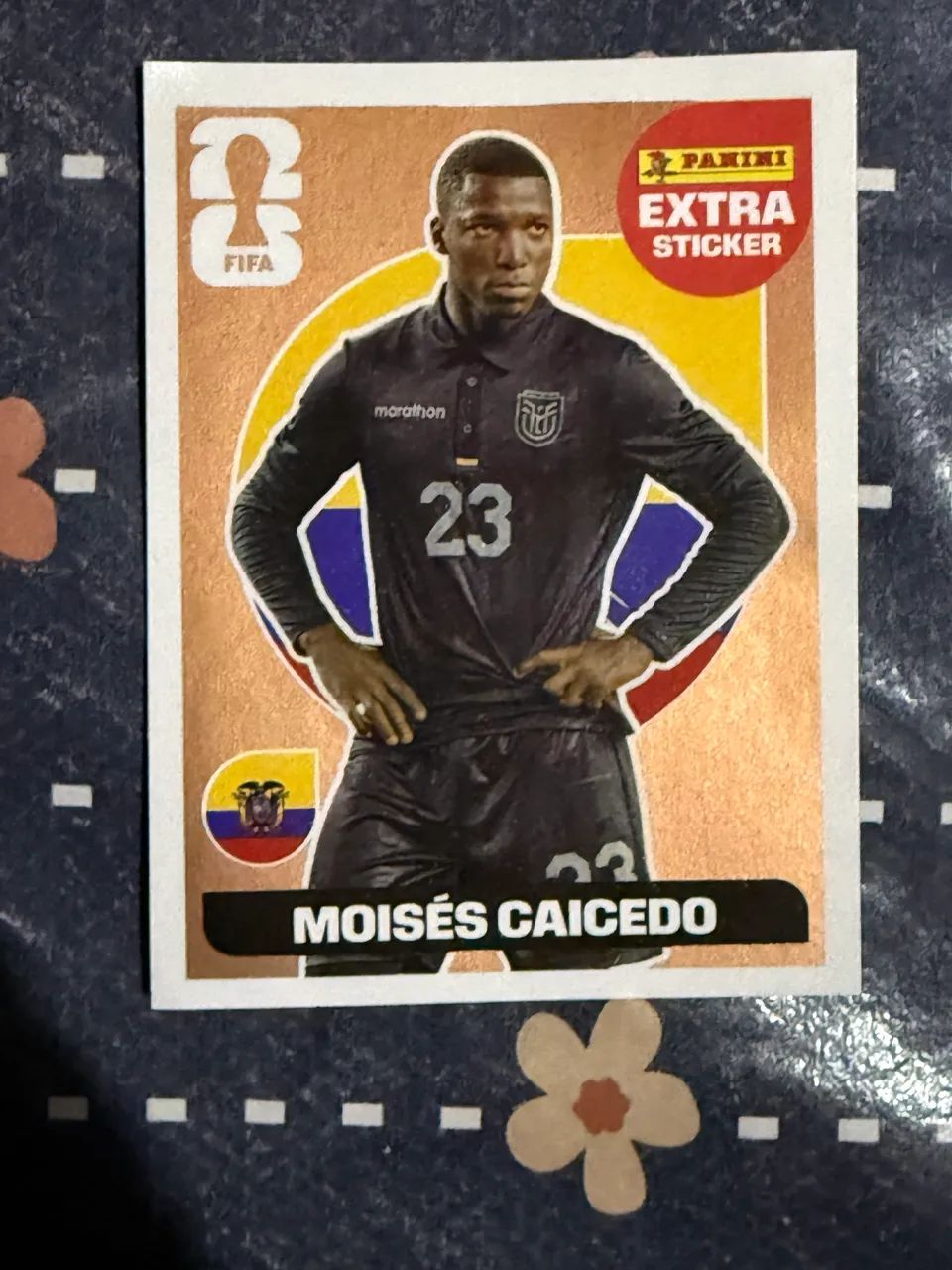 Figurinha Copa Caicedo Bronze - troco por Messi e CR7 