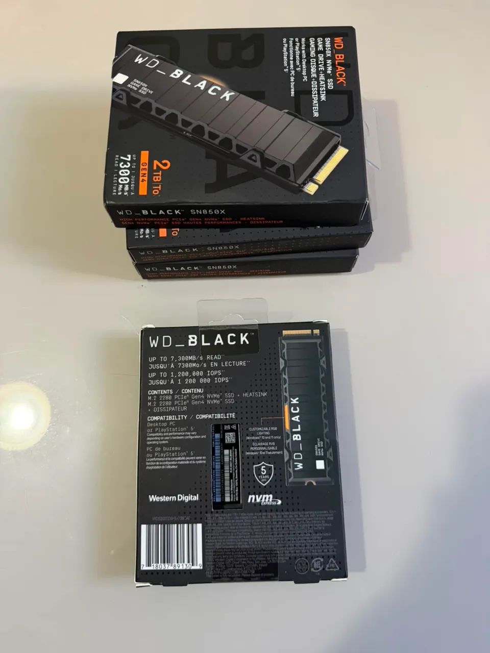 SSD WD_BLACK SN850X 2TB NVMe PCIe 4.0 com Dissipador | Novo e Lacrado - Foto 5