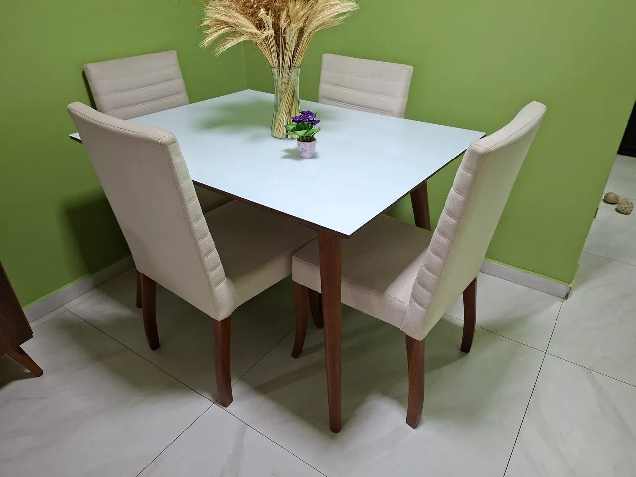Mesa retangular com 4 cadeiras - Foto 5
