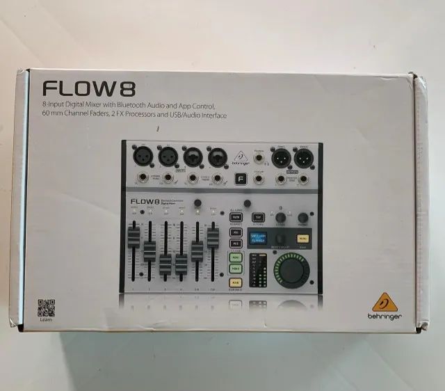 Mesa de som mixer digital Behringer Flow 8