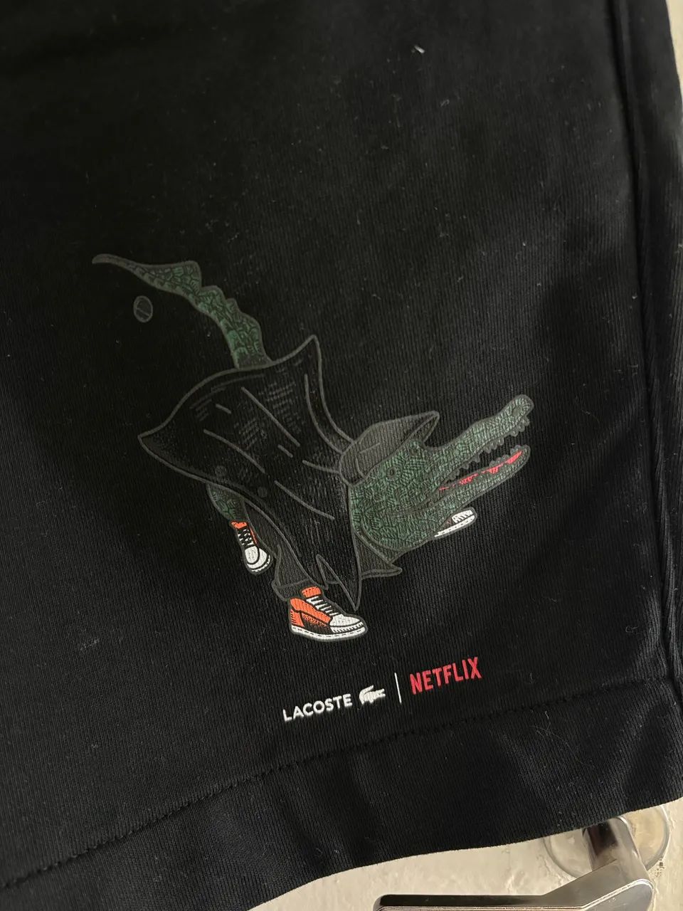 Bermuda Lacoste Netflix lupin - Foto 4