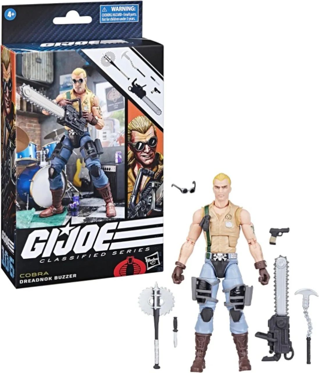 G.I. Joe Classified Series Dreadnok Buzzer - Brinquedos e Jogos