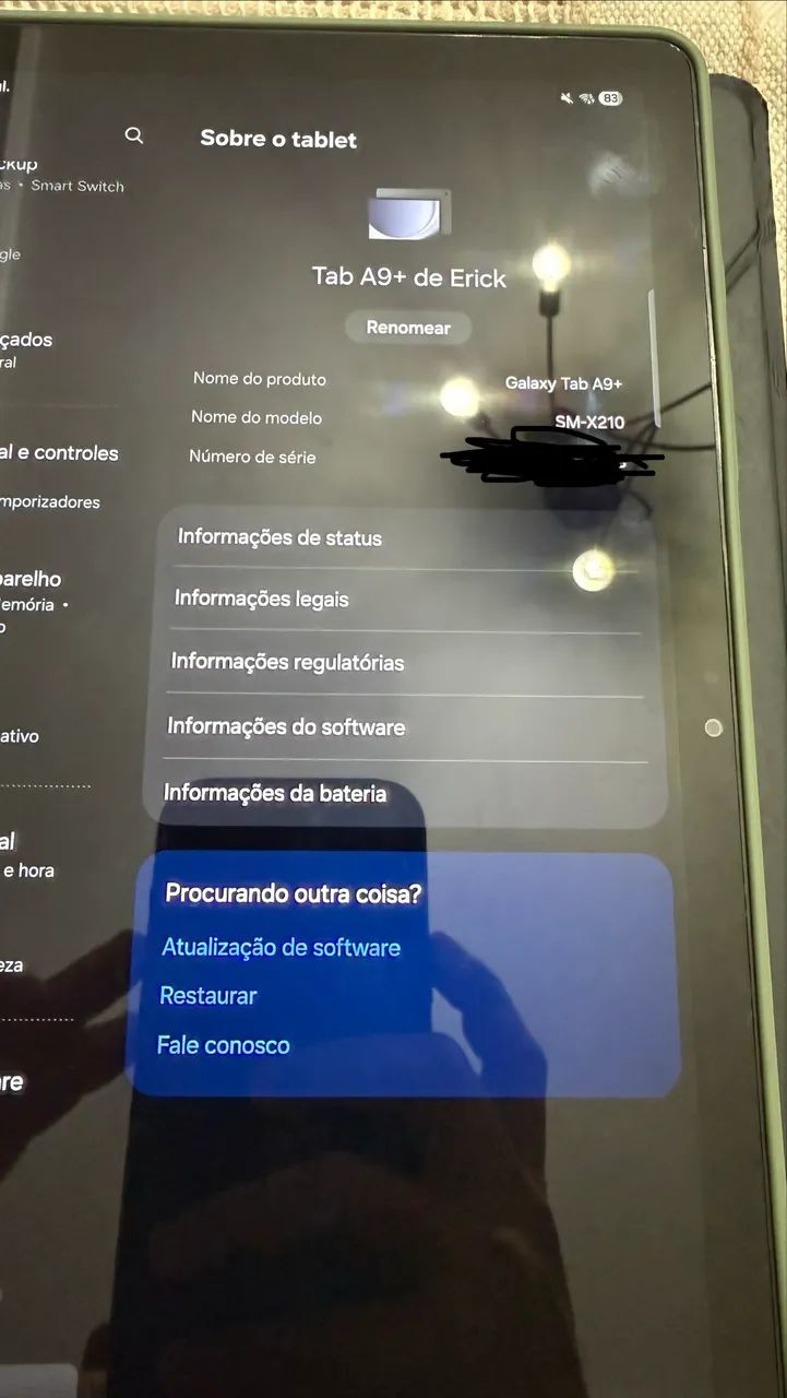 Samsung Tablet A9 + wifi 64GB