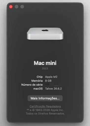 Mac Mini M2 2023 - Computadores e Desktops - Sapucaia, Olinda