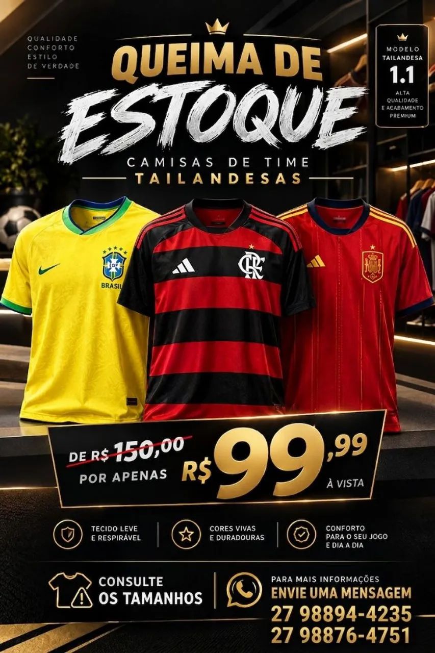 Camisa time  - Foto 5