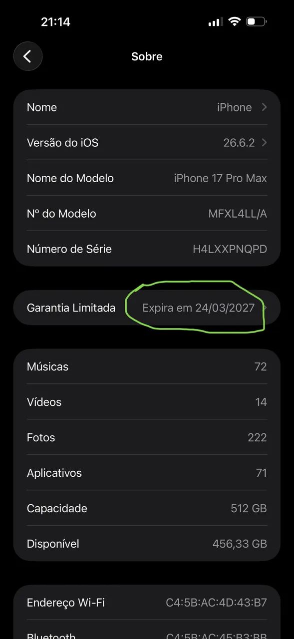 iPhone 17pro Max 512GB Bateria 100% - Foto 2