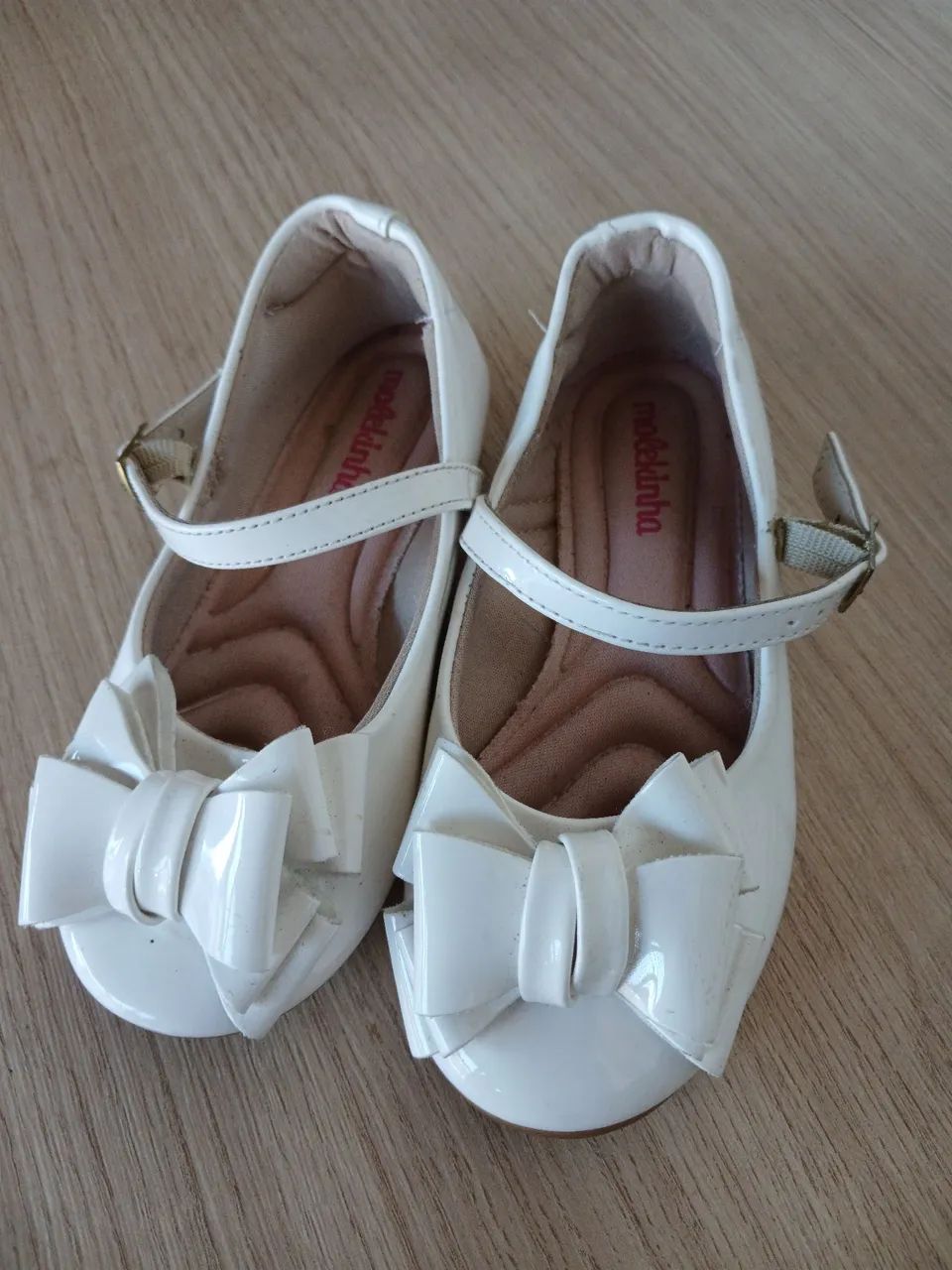 Sapato boneca molequinha 27 branco - Foto 2
