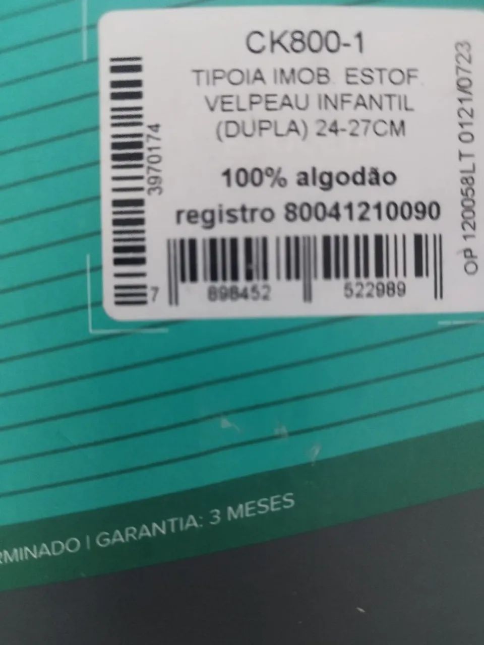 Tipóia imobilizadora Estofada velpeu((Dupla) - Foto 2