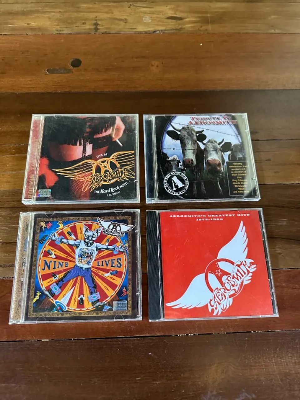 Aerosmith - Lote c/ 4 CDS 