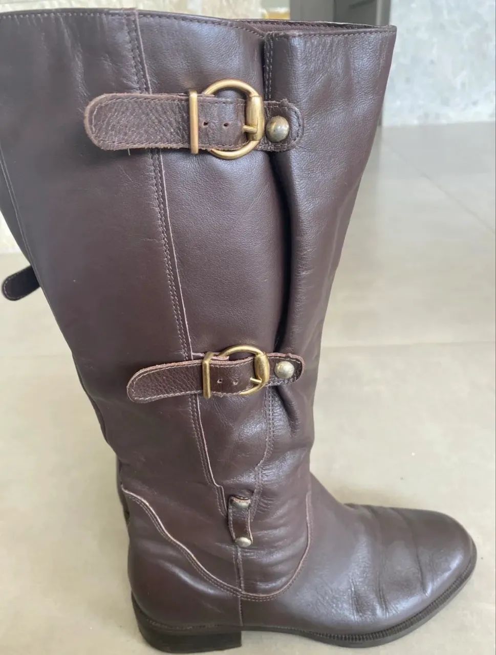 Bota Couro Marron (Montaria) - Foto 4
