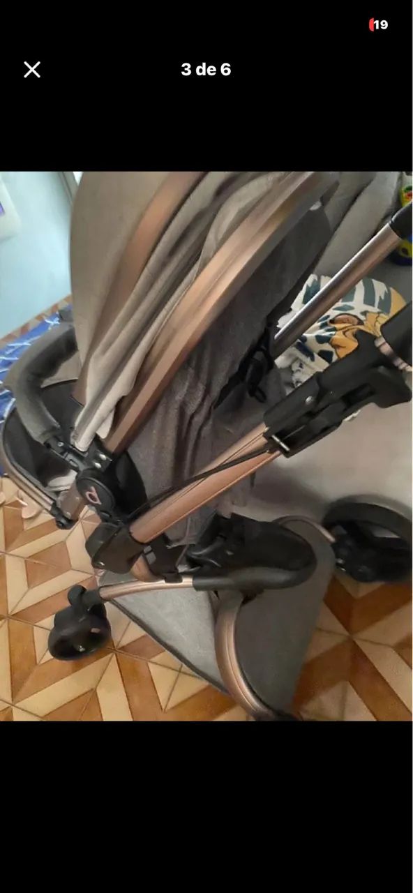 Carrinho de bebê Vulkan 360 Galzerano - Foto 3