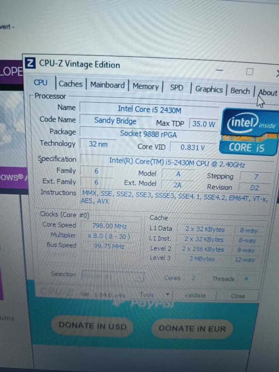 Notebook dell i5 2° gen - Foto 2