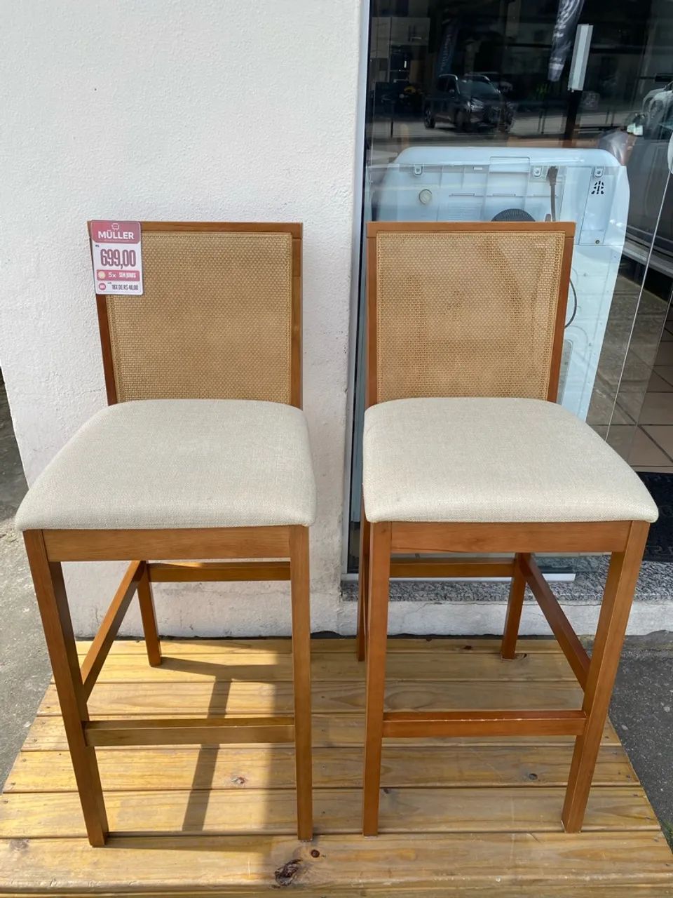 Par de banquetas 