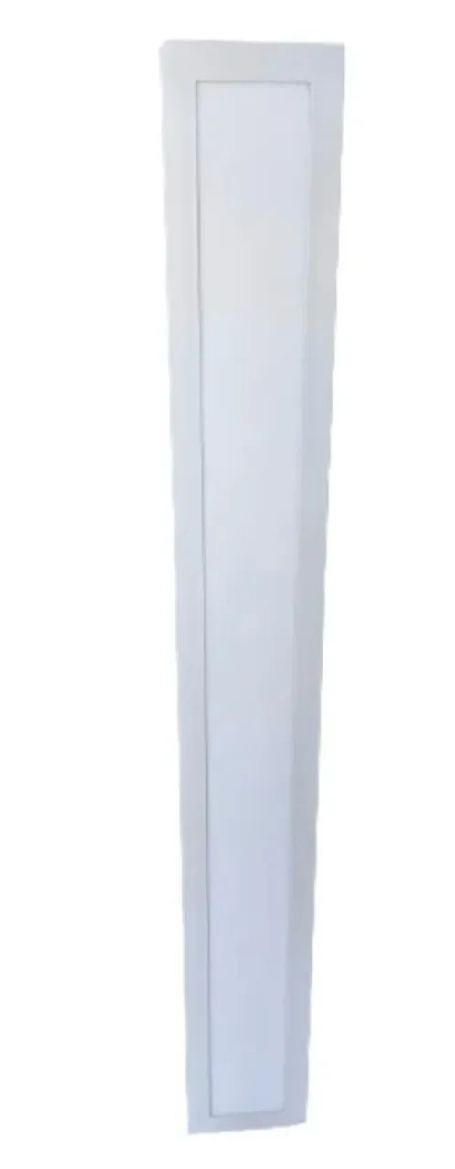 PAINEL DE EMBUTIR LED RETANGULAR 3000K 72W BIVOLT (L) 120CM X (P) 15CM ALUMÍNIO BRANCO - Foto 4