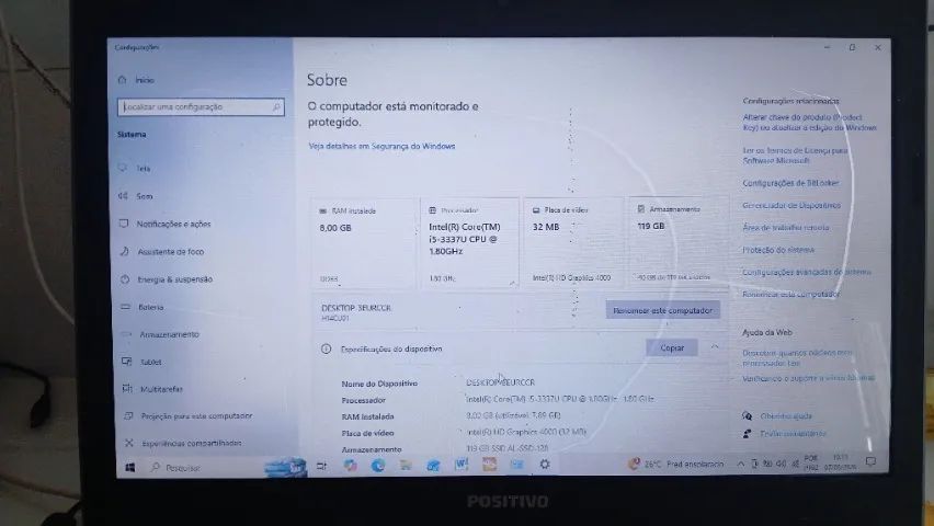 Notebook Funcional - caixa comprometida - Valor R$300 - Foto 2