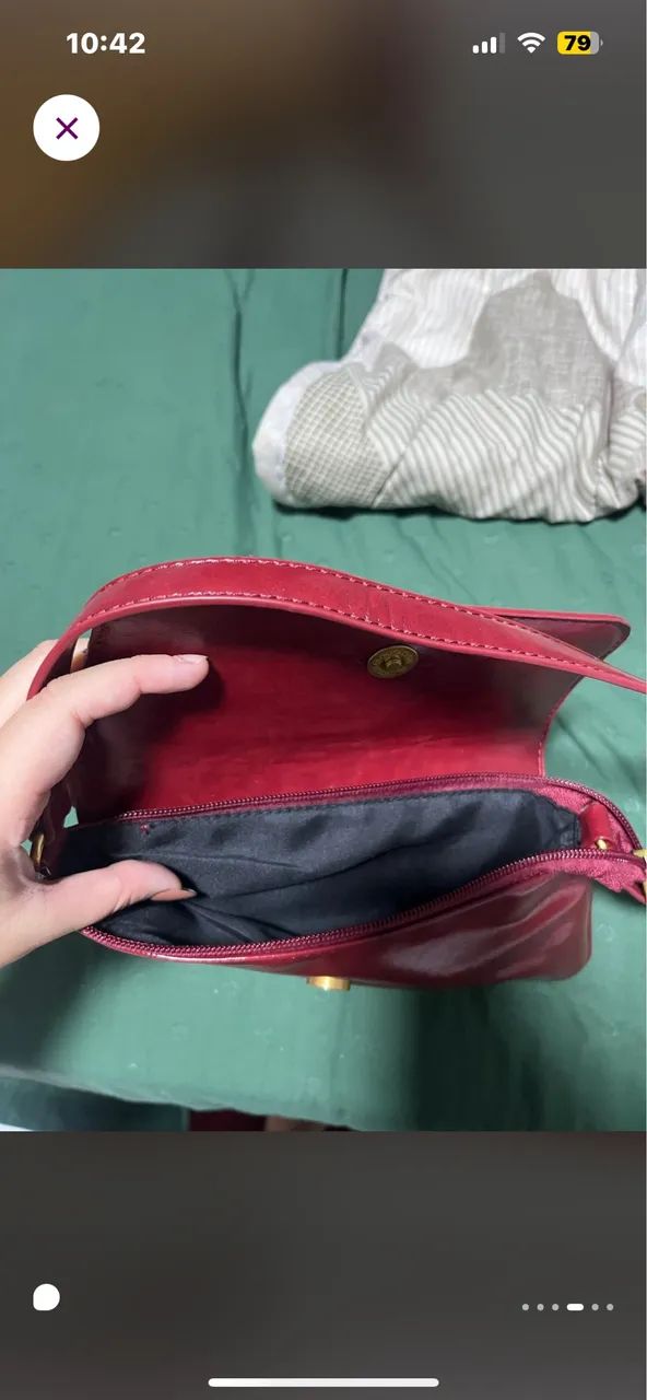 Bolsa cor vinho  - Foto 2