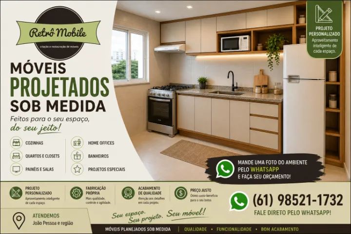 Móveis Projetados Sob Medida em João Pessoa
