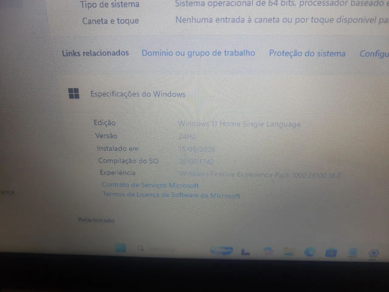 Notebook Lenovo  i5 oitava geração windows 11 pacote office  - Foto 4