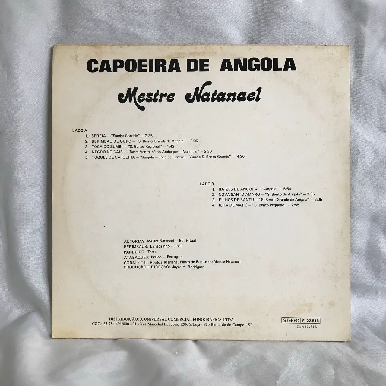 LP Capoeira de Angola - Mestre Natanael - Foto 3