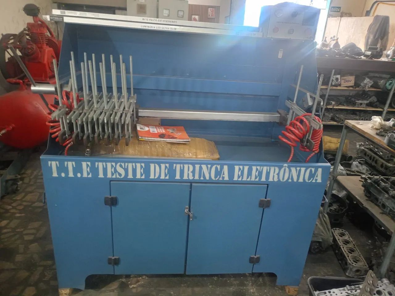 Vendo máquina teste de trinca para cabeçote, nunca usada 
