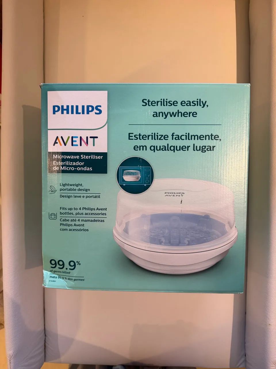 Esterilizador de Micro-ondas Philips Avent - Seminovo - Completo com Caixa - Foto 2