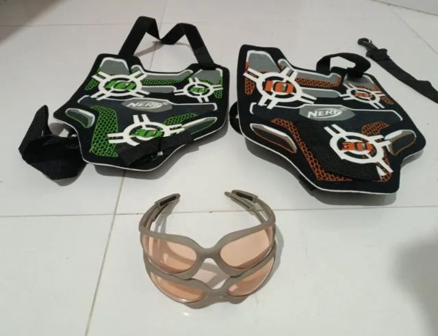 Kit de Nerfs + Coletes e Óculos de proteção - Foto 4